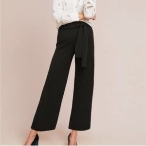 Anthropologie Moth Wide Leg Knit Trousers